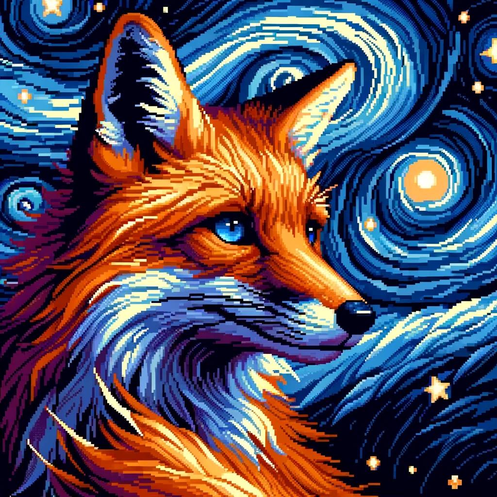 A peaceful little fox